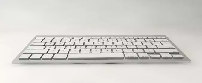 Apple keyboard Free 3D model