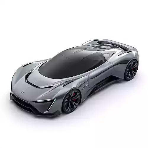 Luxury Elite Performance Hypercar 3D Model
