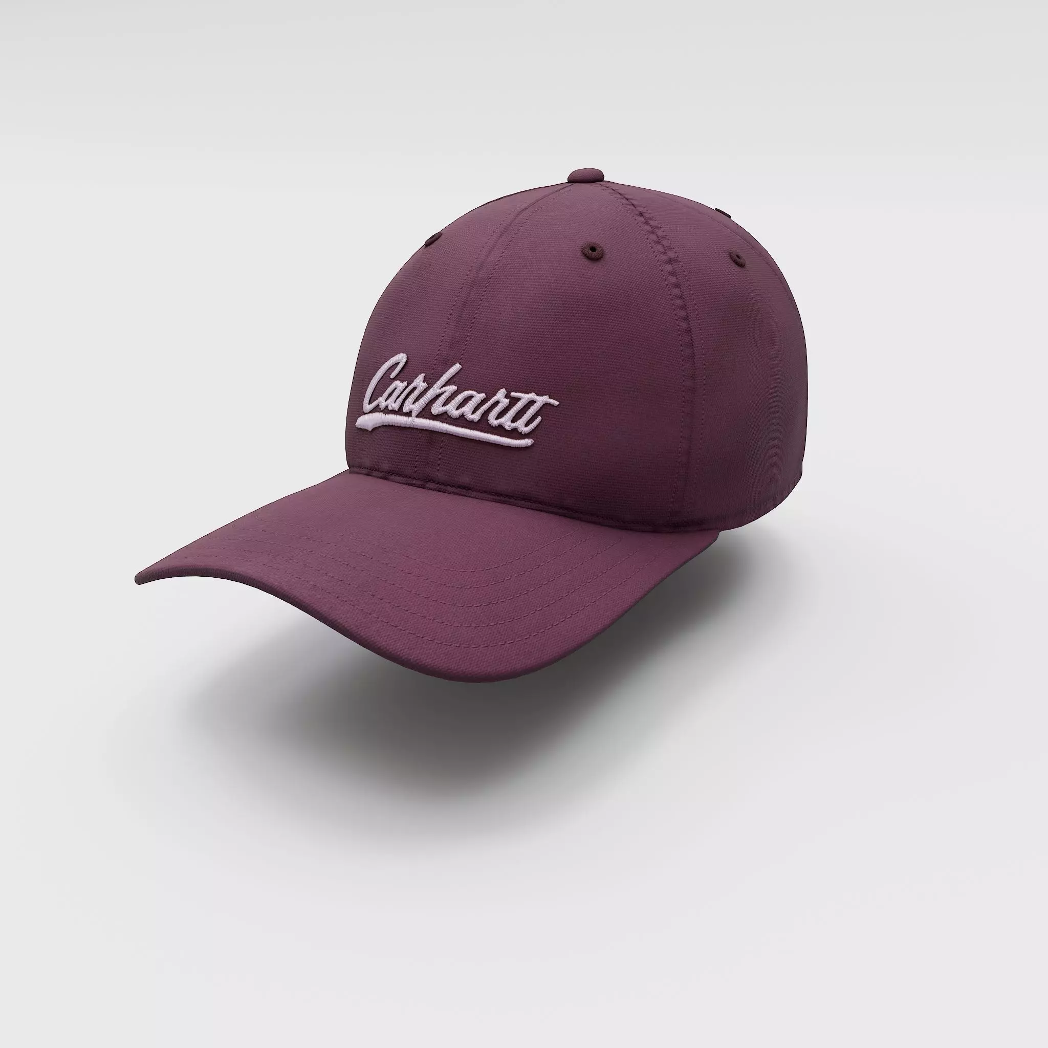 CARHARTT Canvas Script Graphic Cap Blackberry Low-poly 3D model