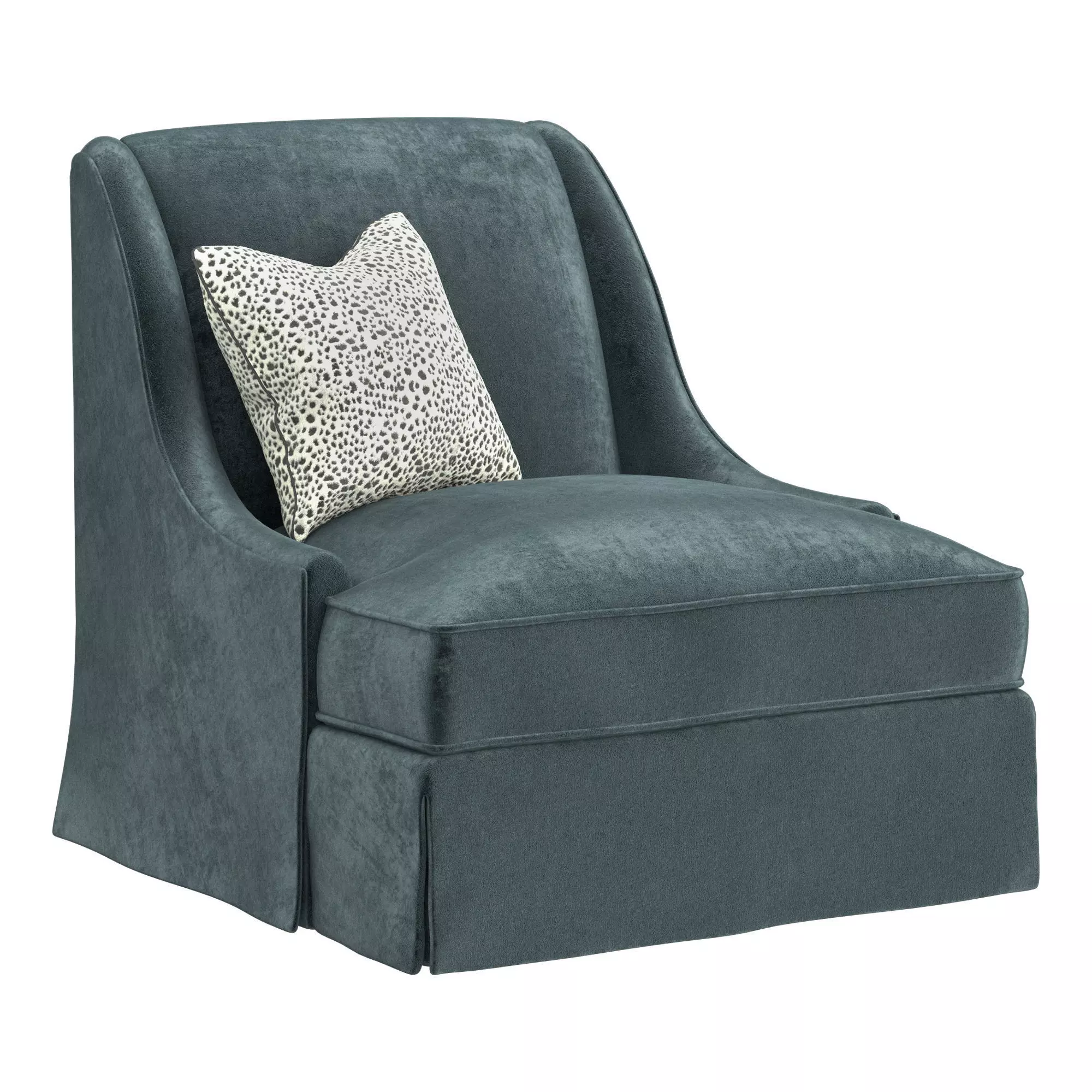 Fully upholstered chair 3D model