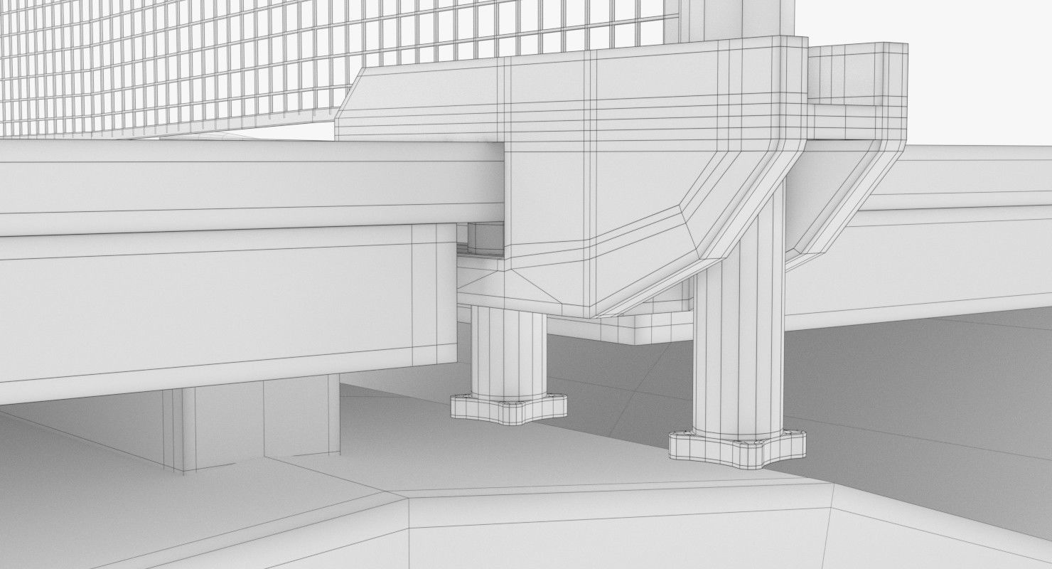 Ping Pong Table 3D model_11