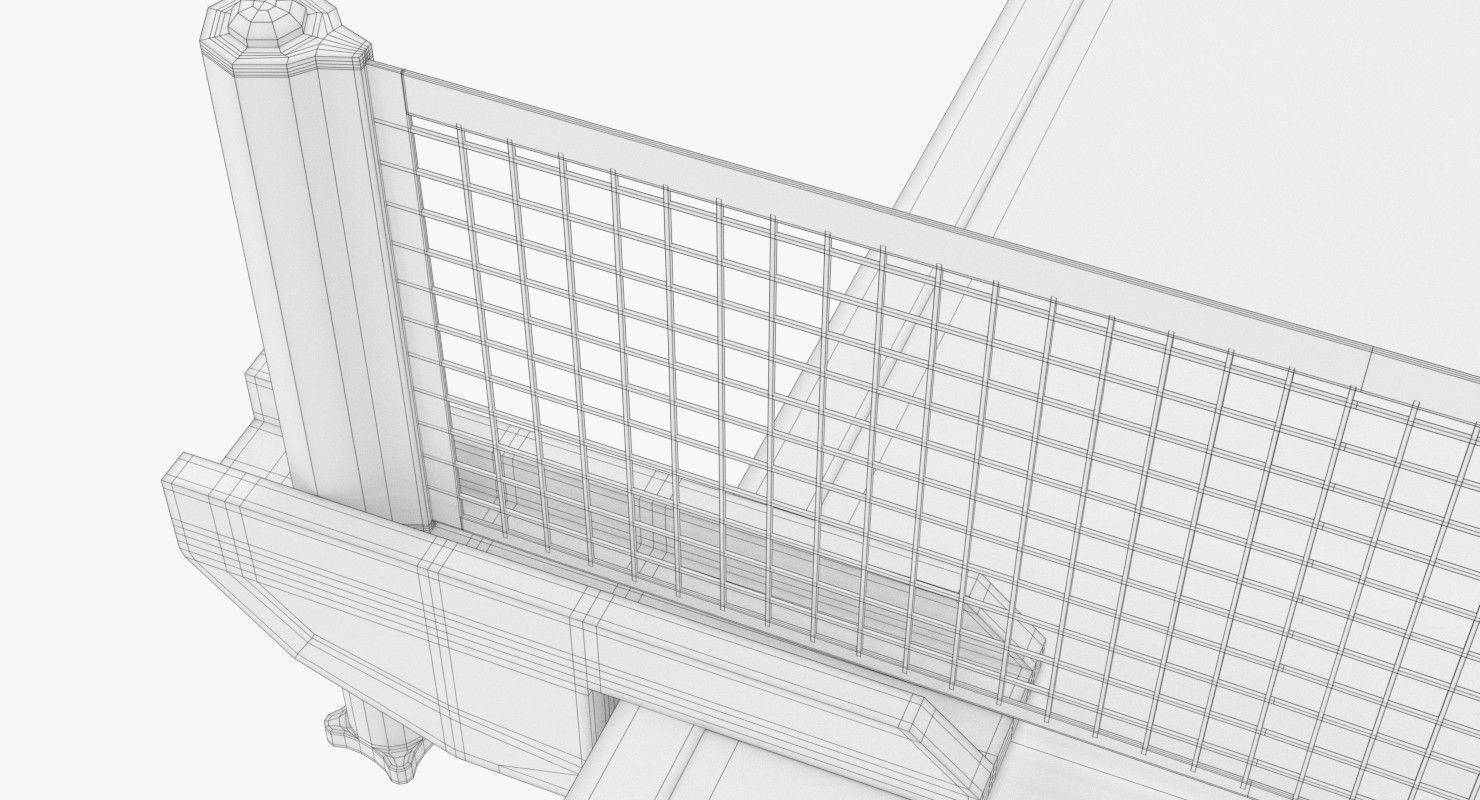 Ping Pong Table 3D model_10