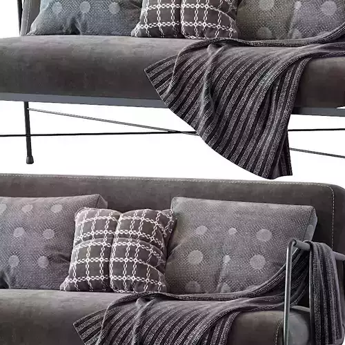 Derry Genuine Sofa 3D model 3
