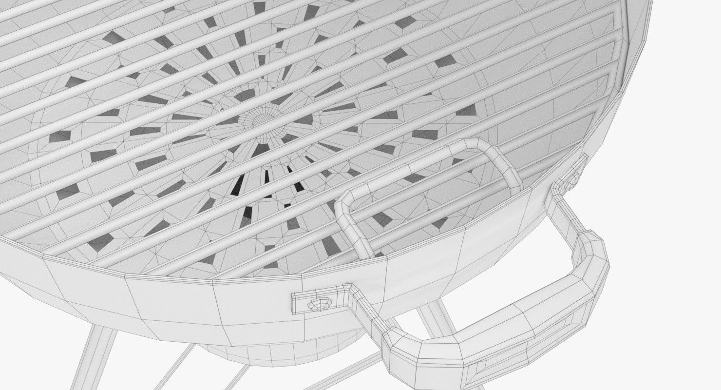 Grill 2 bbq 3D model_11