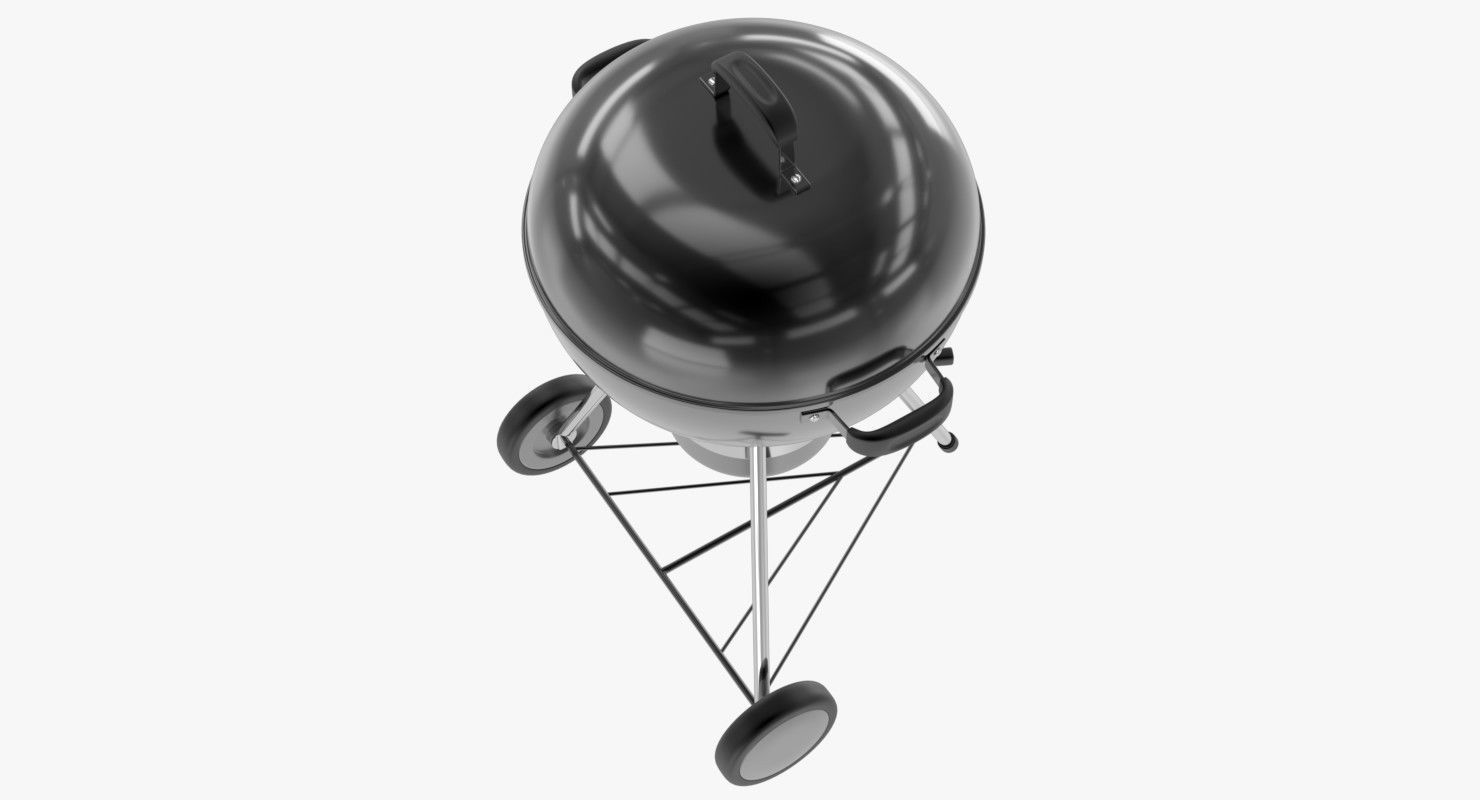 Grill 2 bbq 3D model_2