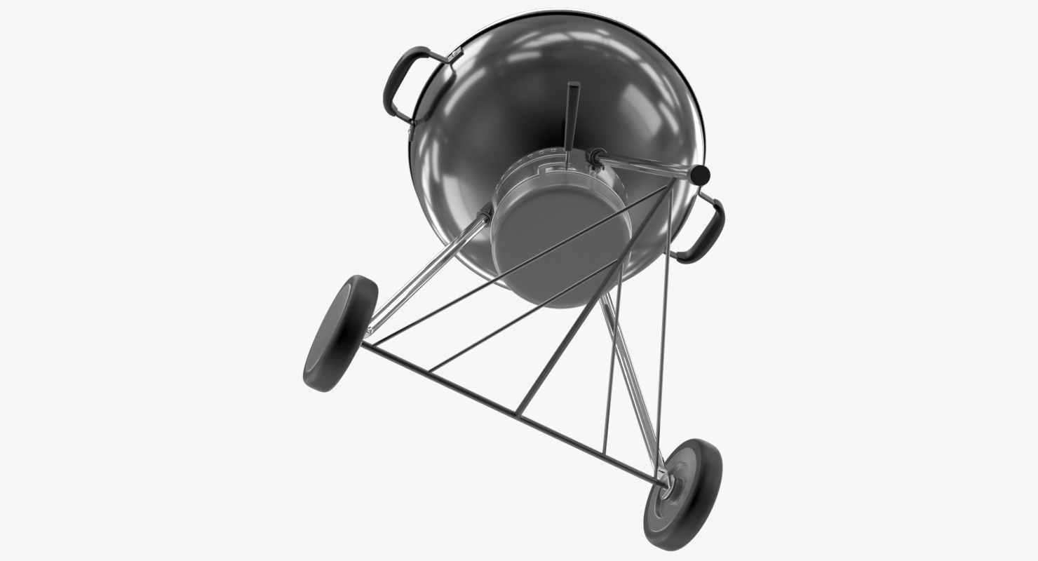 Grill 2 bbq 3D model_4