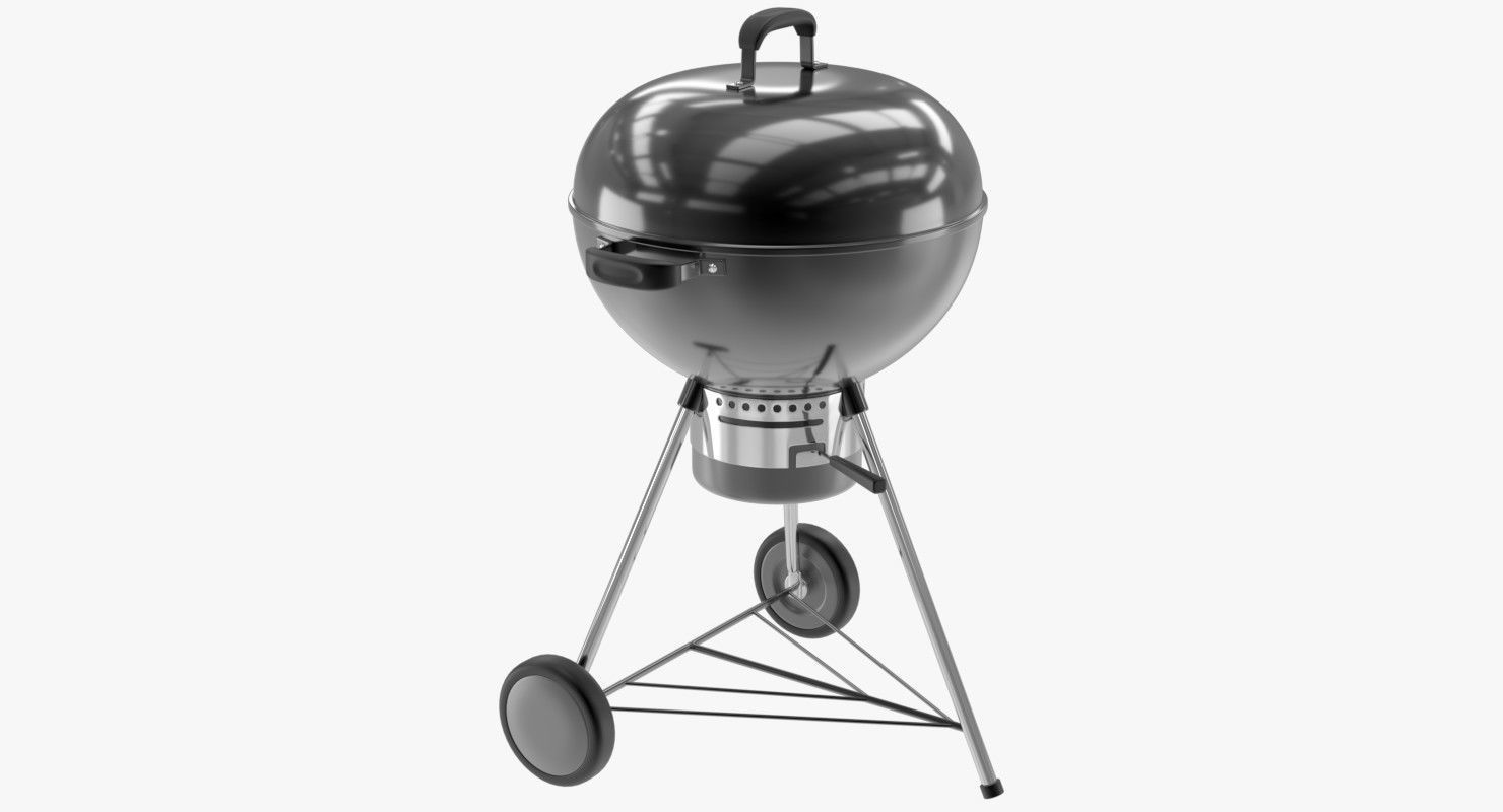 Grill 2 bbq 3D model_1