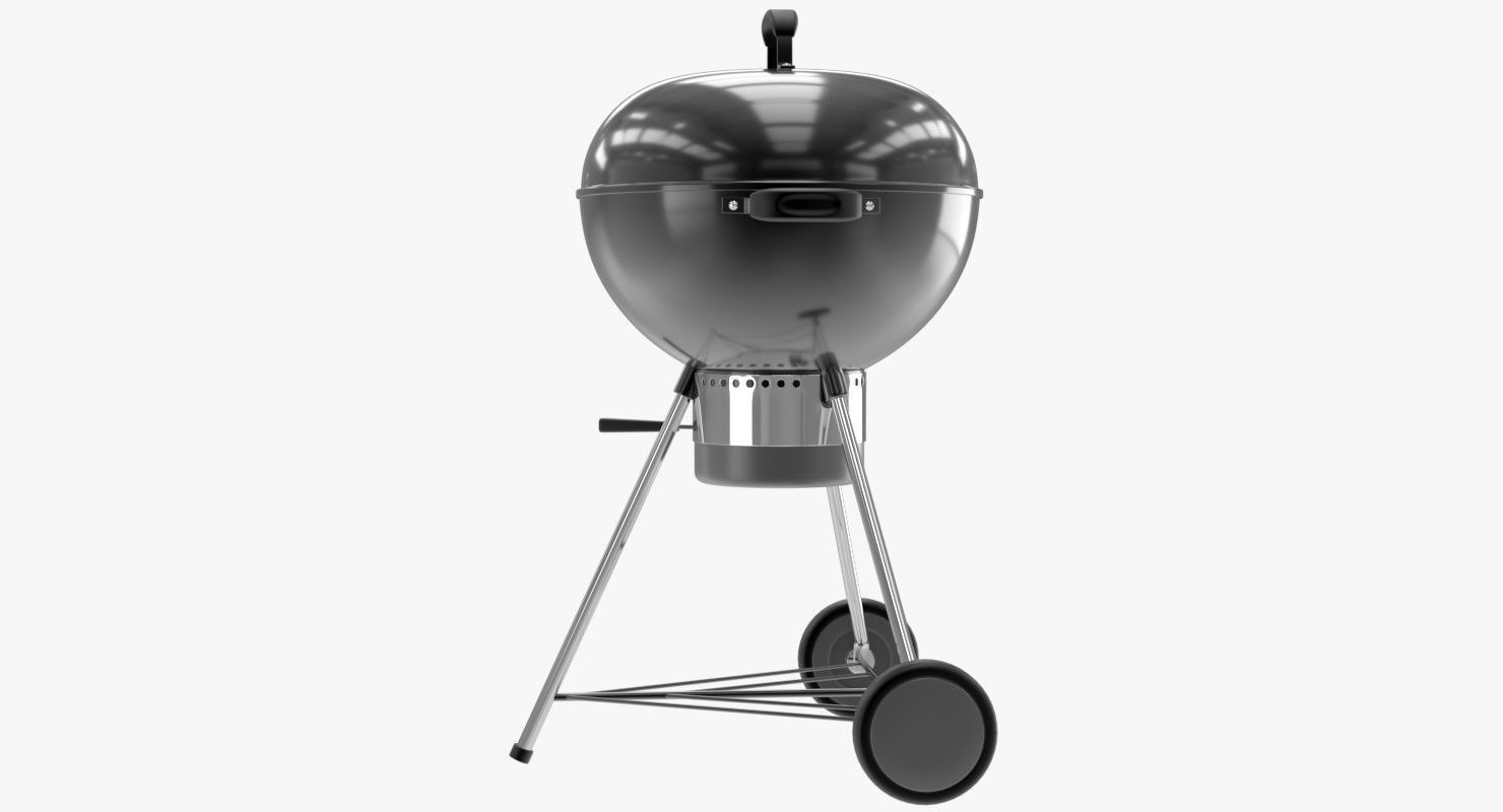 Grill 2 bbq 3D model_3