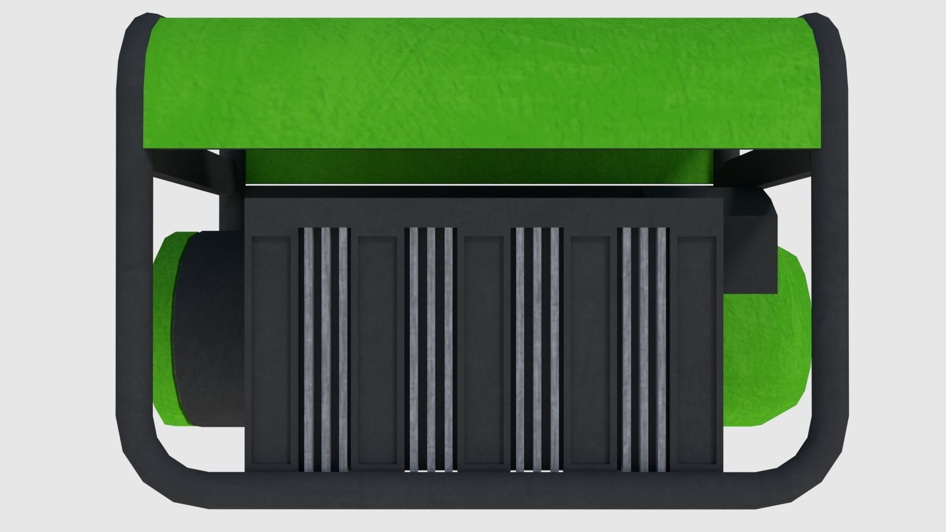 Power Generator - Game Ready Low-poly 3D model_3