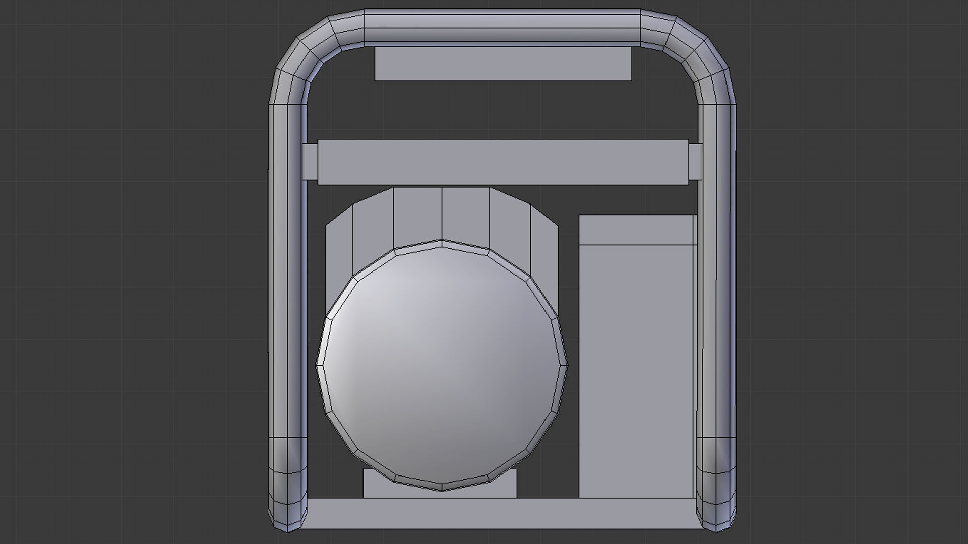 Power Generator - Game Ready Low-poly 3D model_9