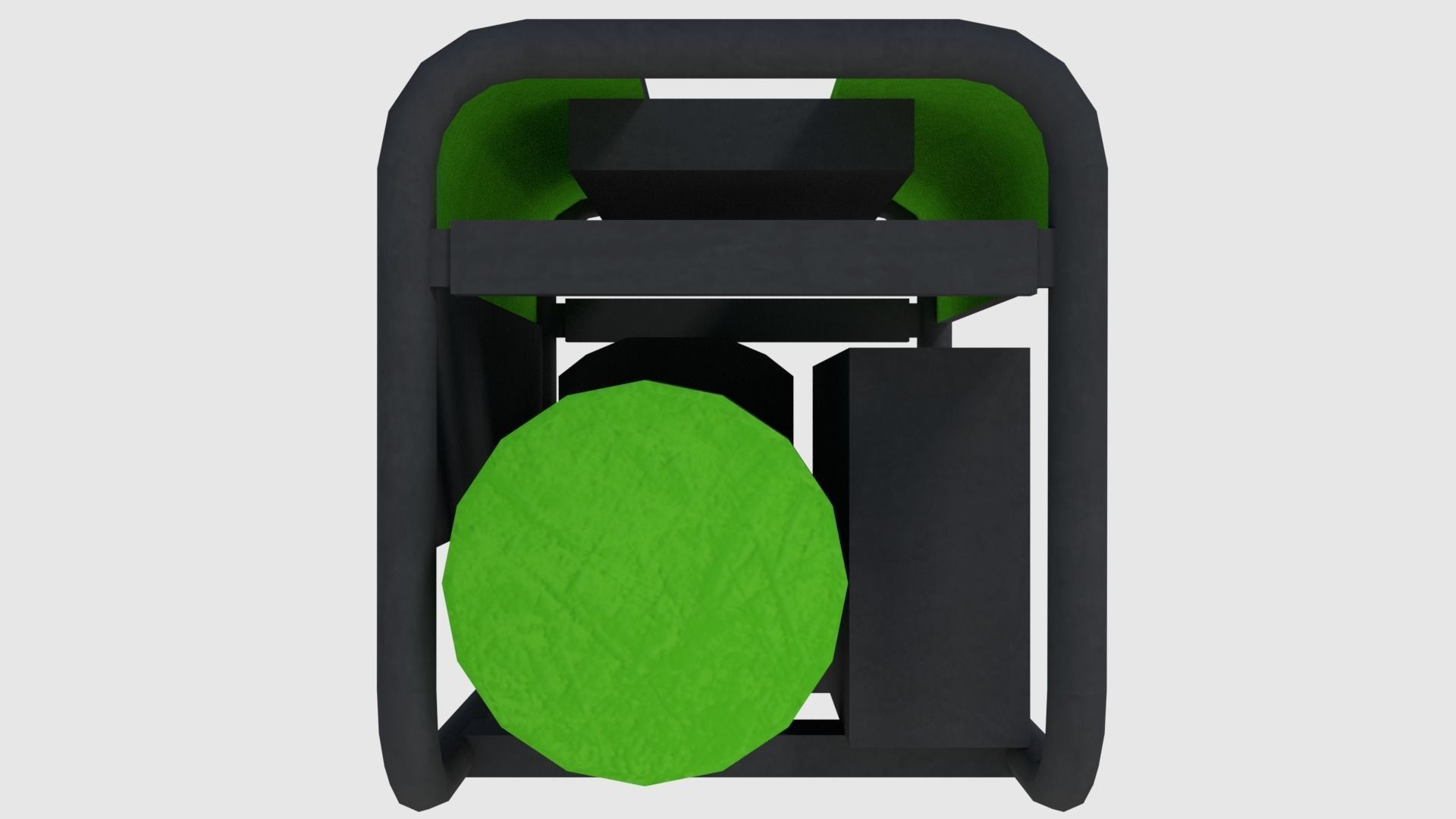 Power Generator - Game Ready Low-poly 3D model_4