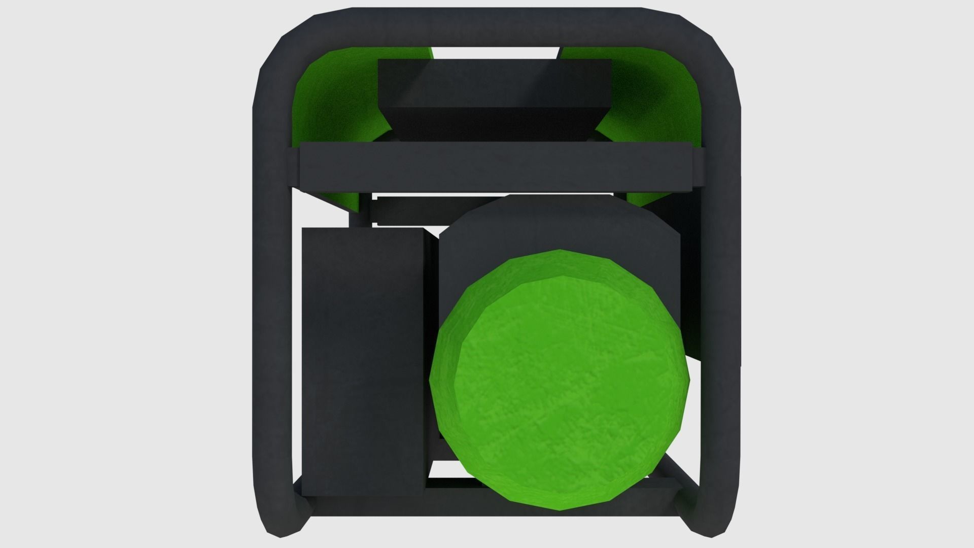 Power Generator - Game Ready Low-poly 3D model_5