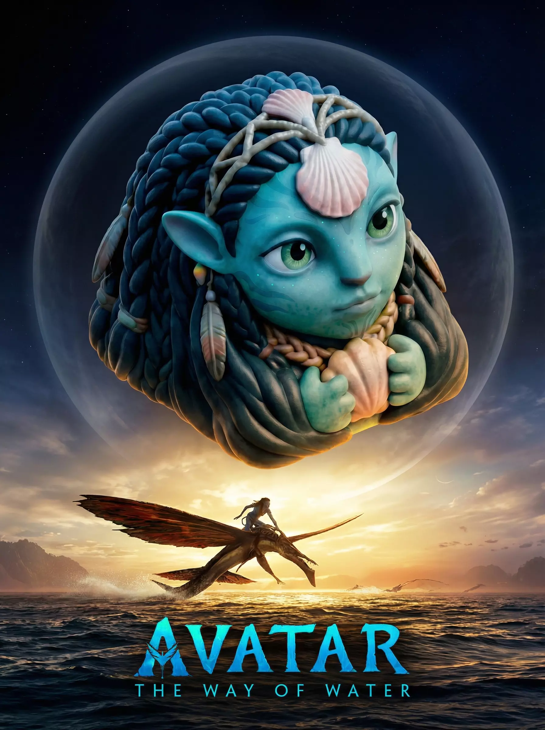 Daughter of the Metkayina - Tsireya Artisan Keycap 3D print model