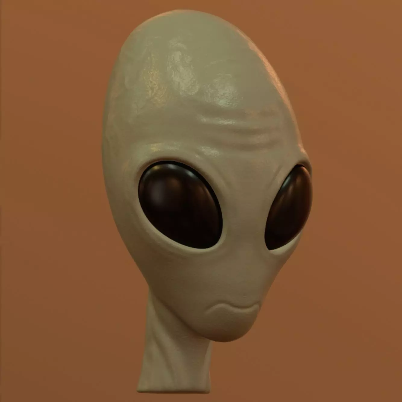 ALIEN WALL MOUNTED 3D print model