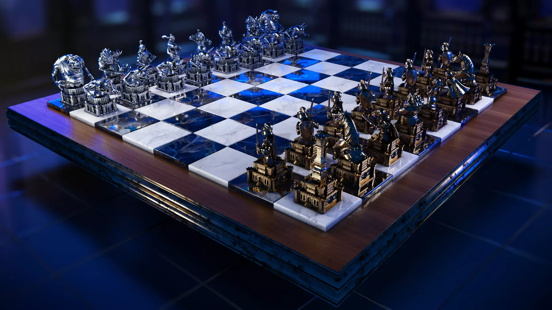 Zelda Chess Set 3D print model