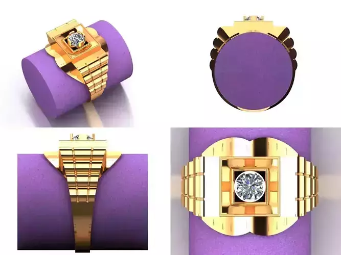 Mens diamond ring  9