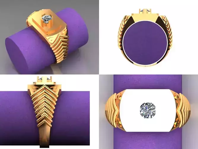 Mens Diamond Ring  8