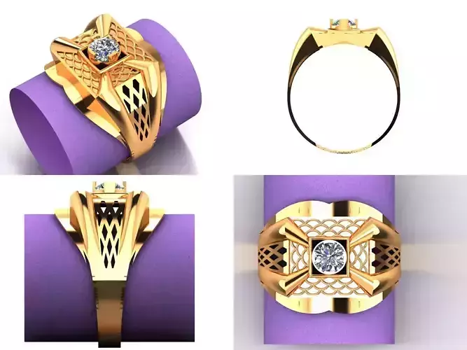 Mens Diamond Ring  7