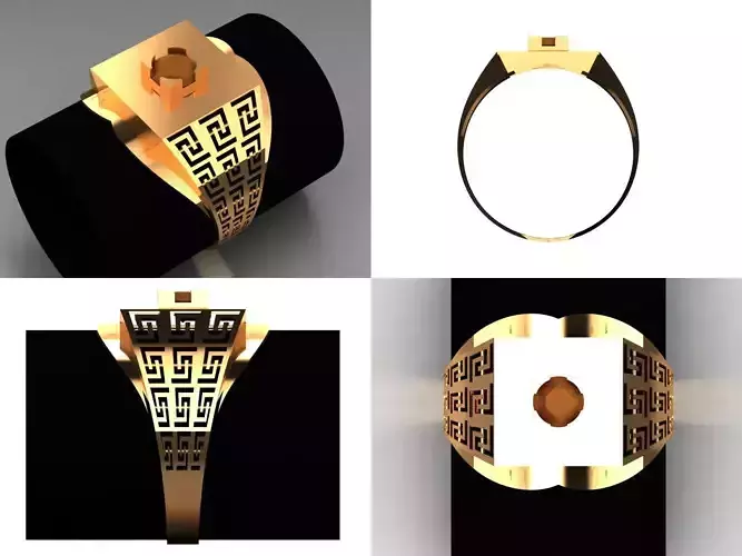 Mens Diamond Ring  6