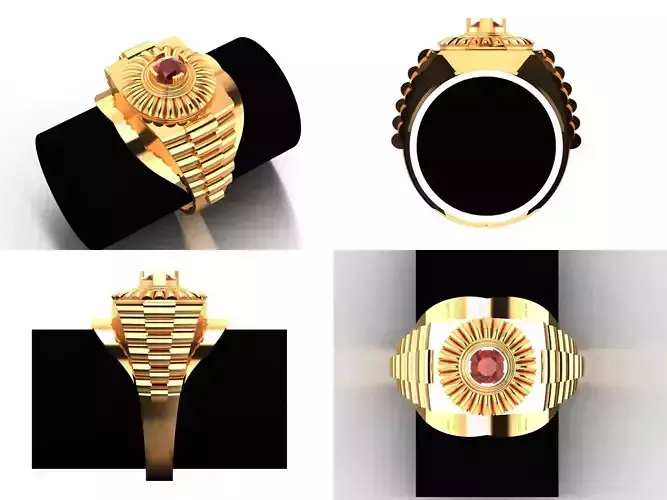 Mens Diamond Ring  5