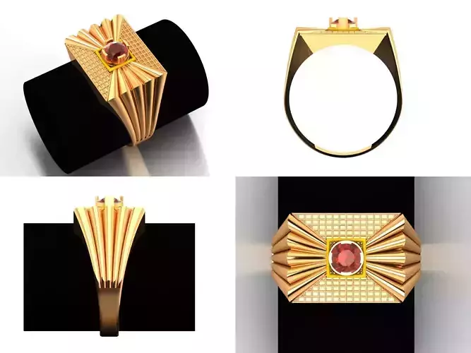 Mens Diamond Ring  4