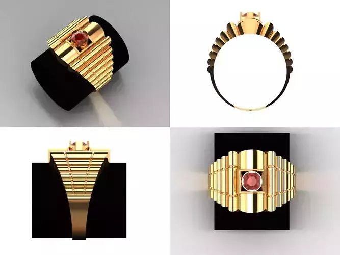 Mens Diamond Ring  2