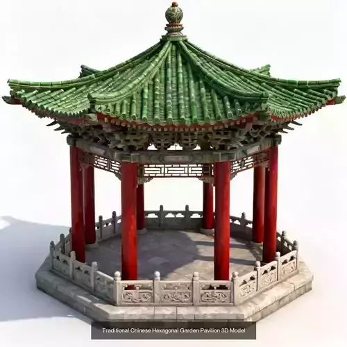 Legends of the Orient Traditional -Fantasy Chinese Architecture 3D Model Pack 5