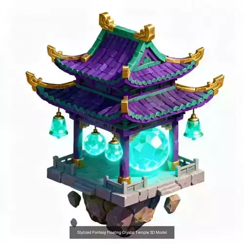 Legends of the Orient Traditional -Fantasy Chinese Architecture 3D Model Pack 6