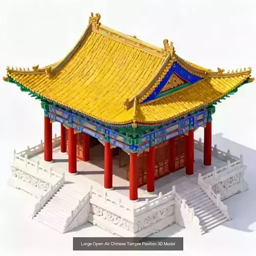 Legends of the Orient Traditional -Fantasy Chinese Architecture 3D Model Pack 3
