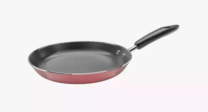 Pan 1 frying 3D model