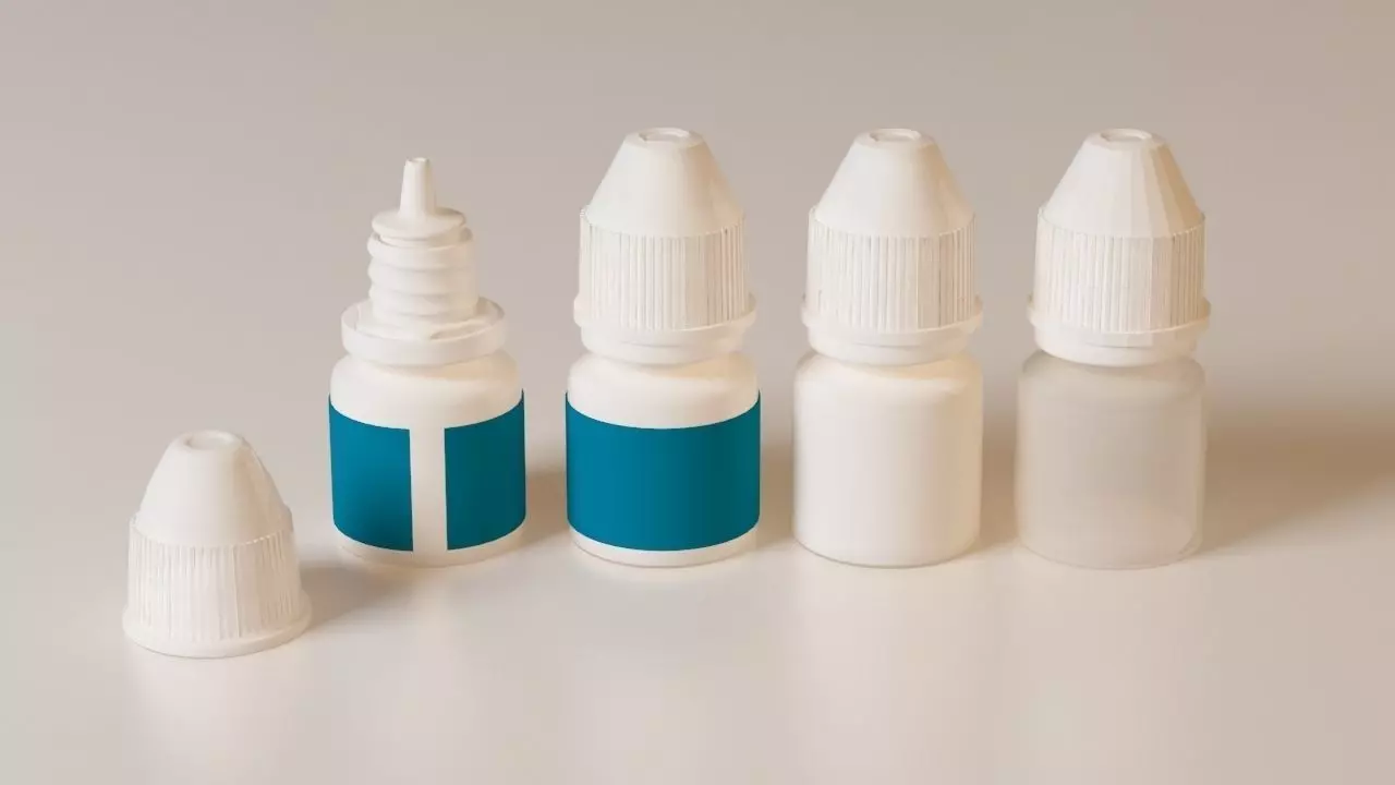 Plastic Dropper Bottle 3D model