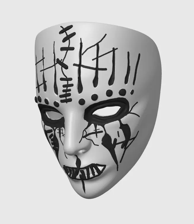 Mask - Slipknot Joey jordison - Cosplay - 3D print 3D print model