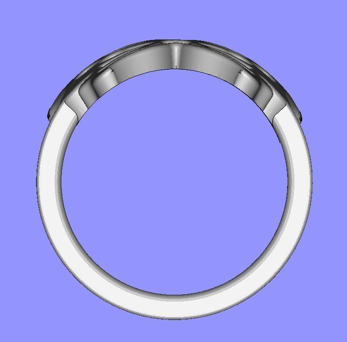 Butterfly Dress Ring 3D print model_7