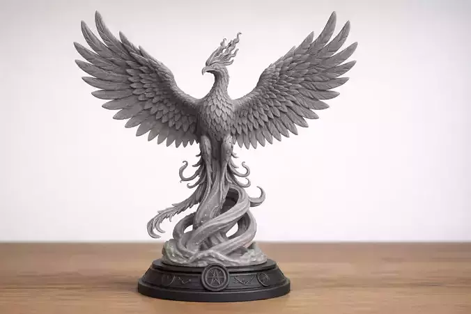 Phoenix Winged Fantasy Collectible Statue for Resin Display