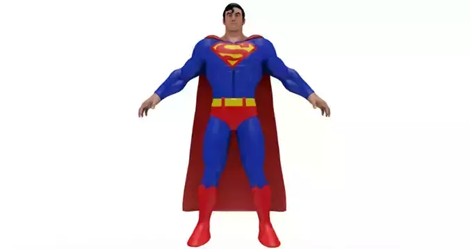 Superman Rig Model 3D model Superman the Movie Model VR / AR / low-poly | CGTrader