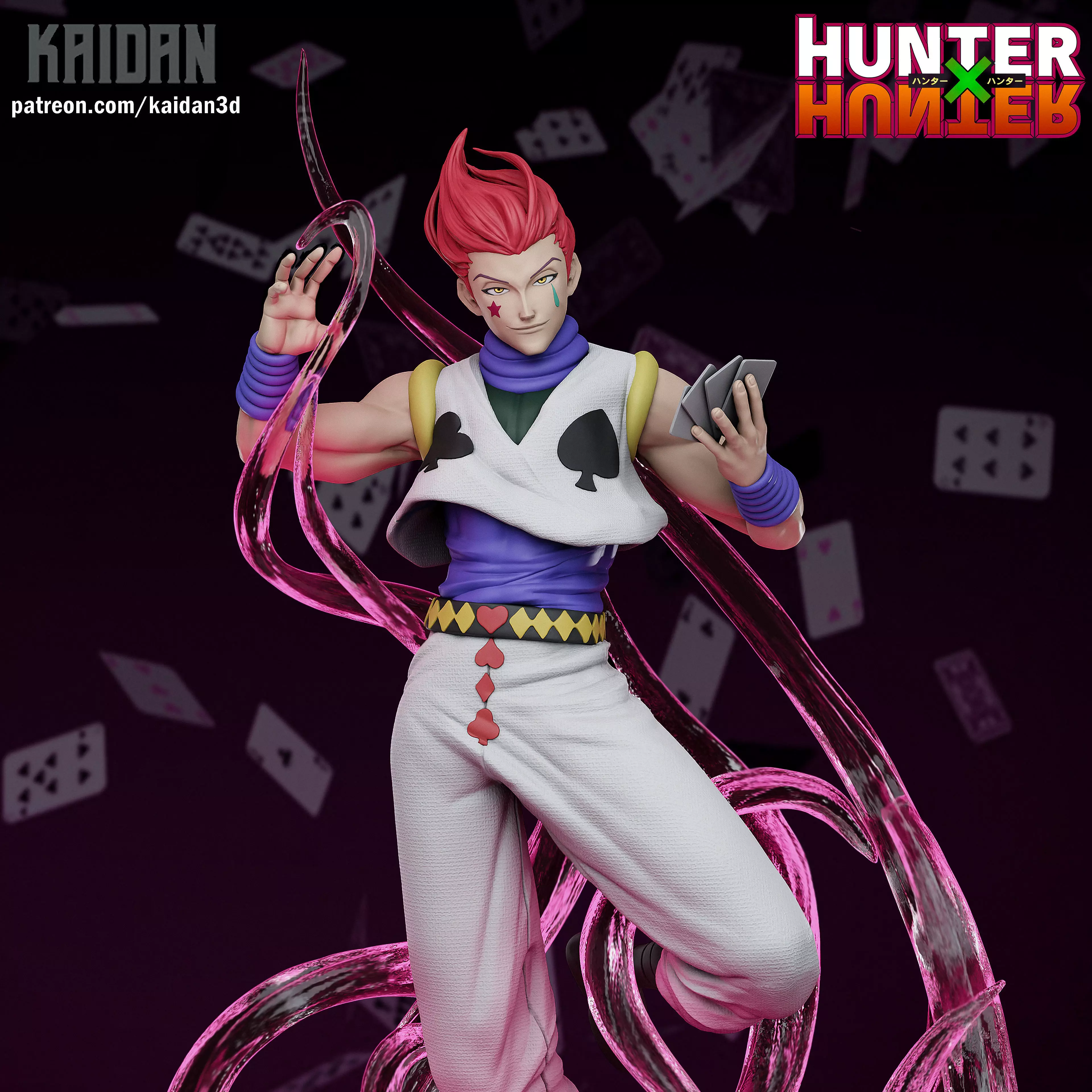 Hisoka Morow HUNTERXHUNTER STL - Ready for 3D Printing 3D print model
