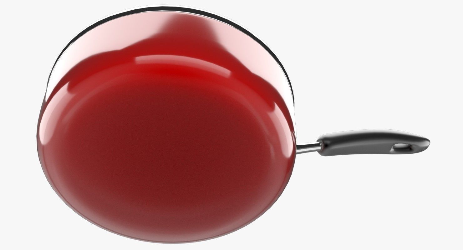 Pot 1 3D saucepan with handle 3D model_2