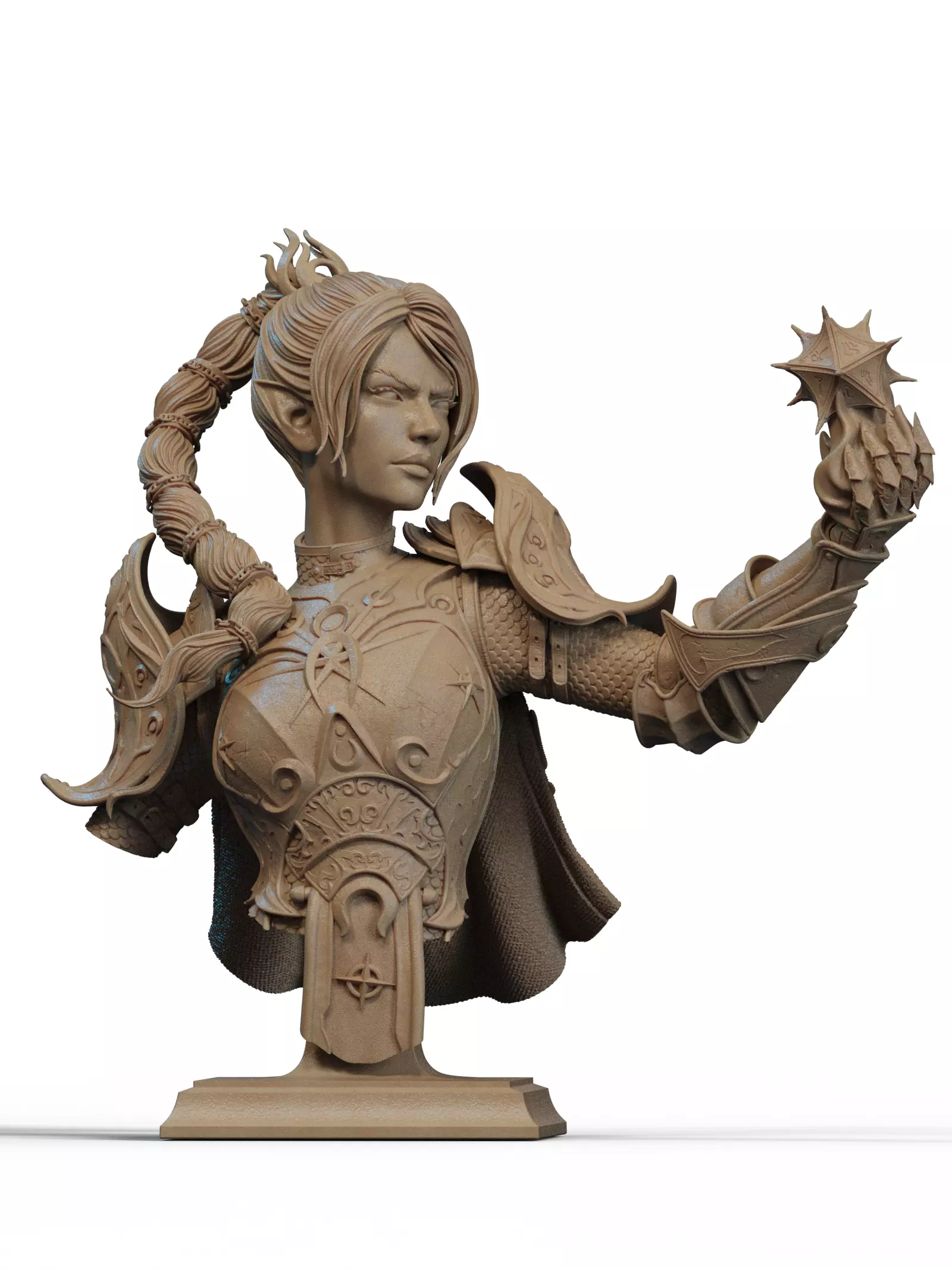 Shadowheart Bust 3D print 3D print model