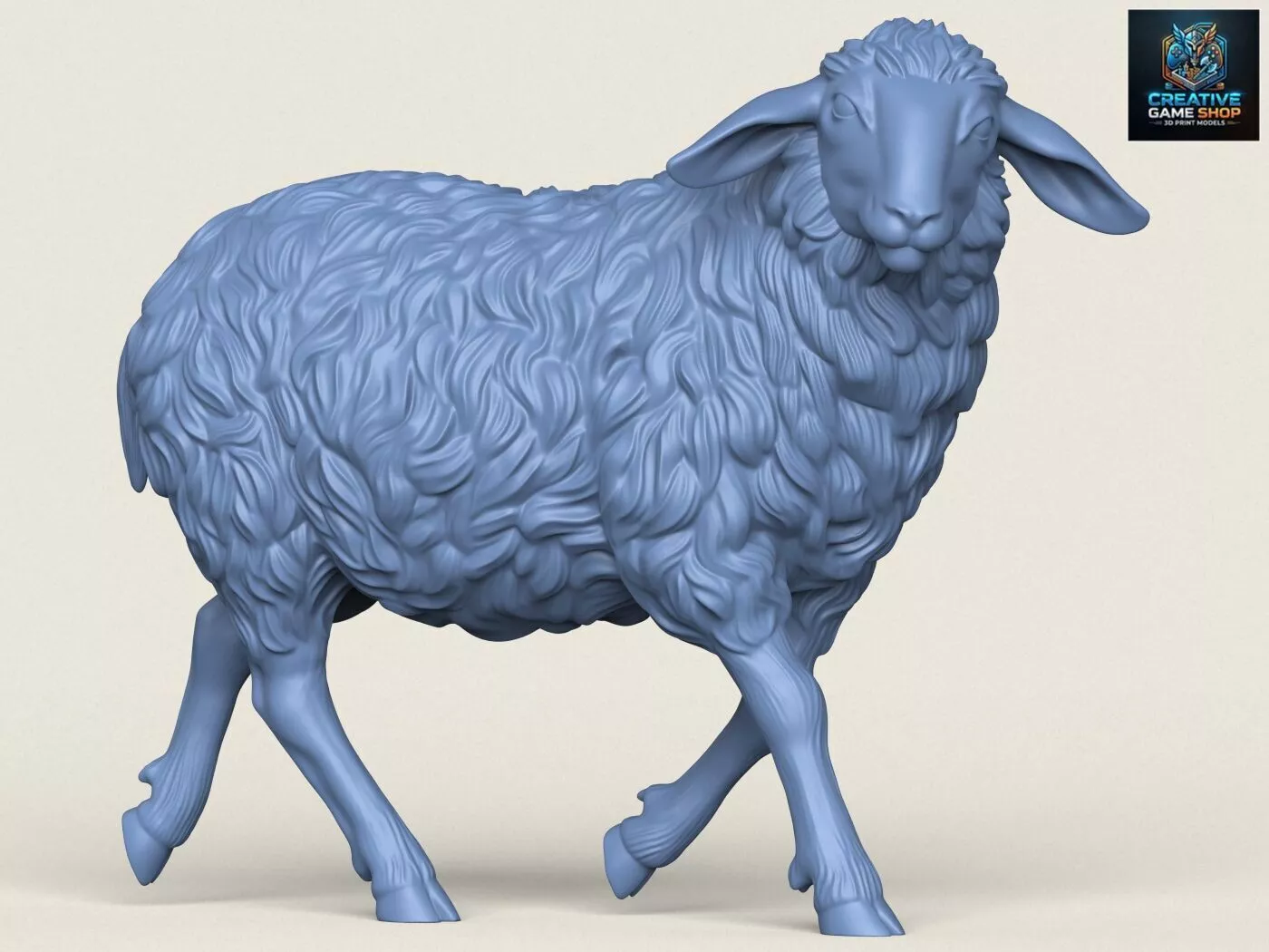 Sheep Walking 3D print model