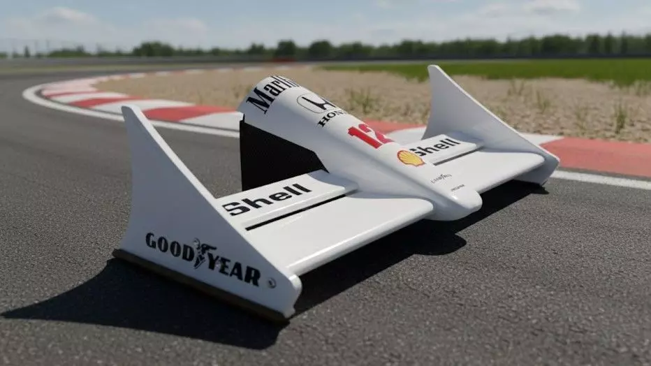 Mclaren MP4-4 Front Wing - 1-10 - 1-8 Scale 3D model