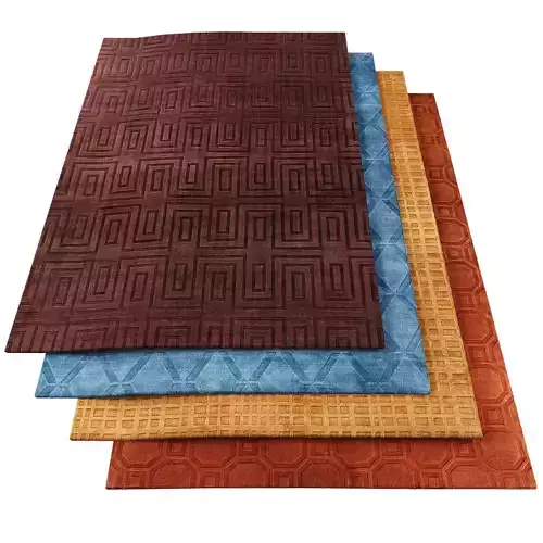 Low Poly Rug Texture 3D model Rugs-1423 VR / AR / low-poly | CGTrader