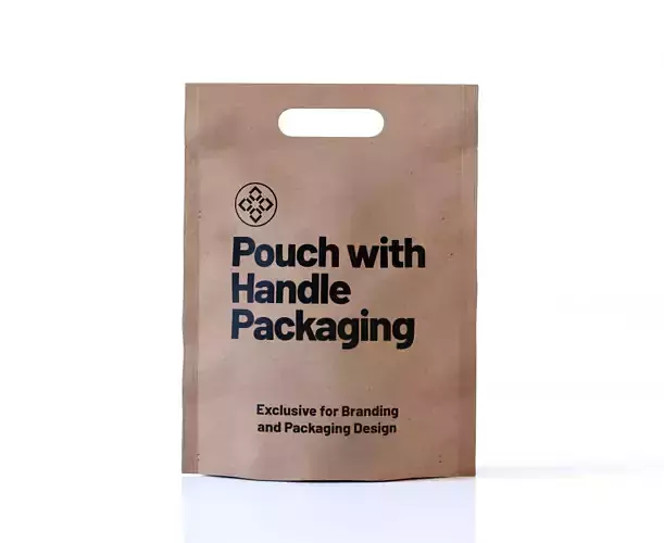 Pouch with Handle Packaging 3D model
