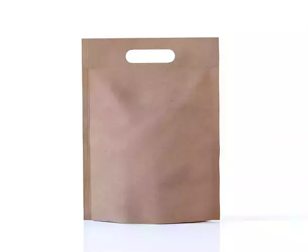 Pouch with Handle Packaging 3D model 5