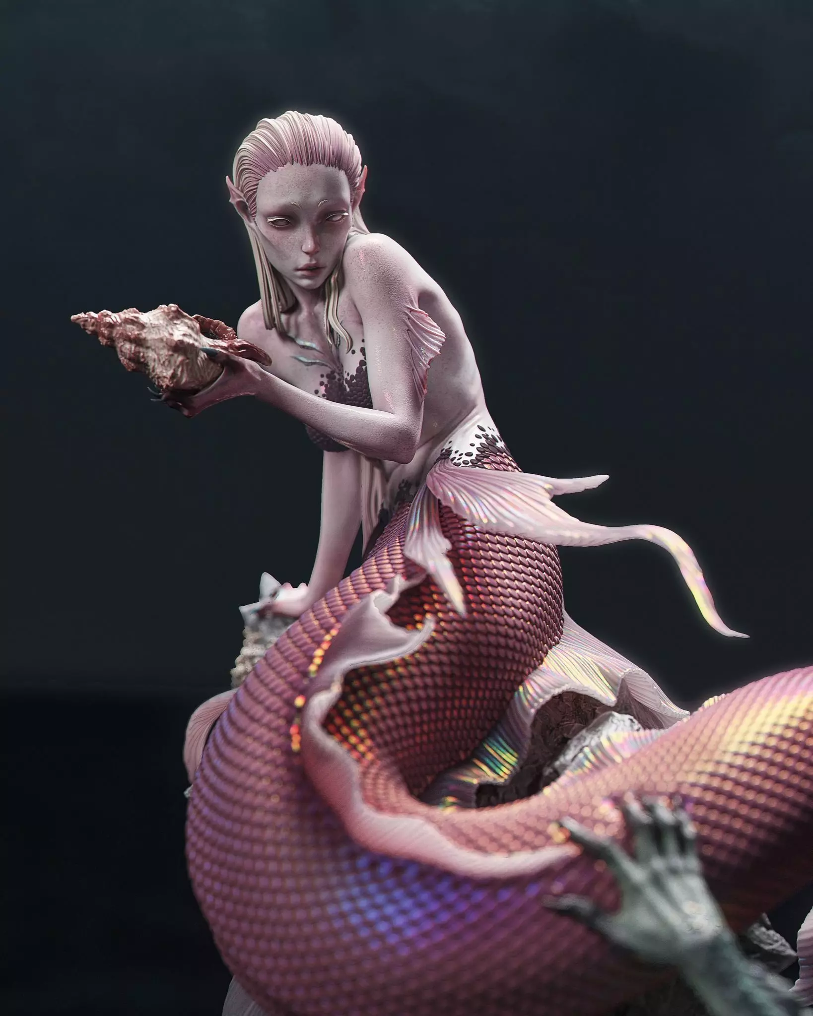 Mermaid 3D Print 3D print model