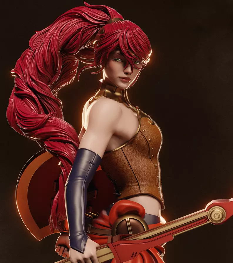 Pyrrha Nikos 3D Print 3D print model