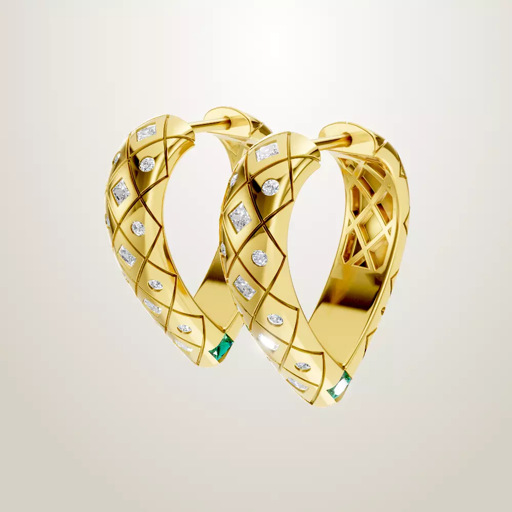 Orly Marcel Mama Bliss Hoop Earrings 3D print model