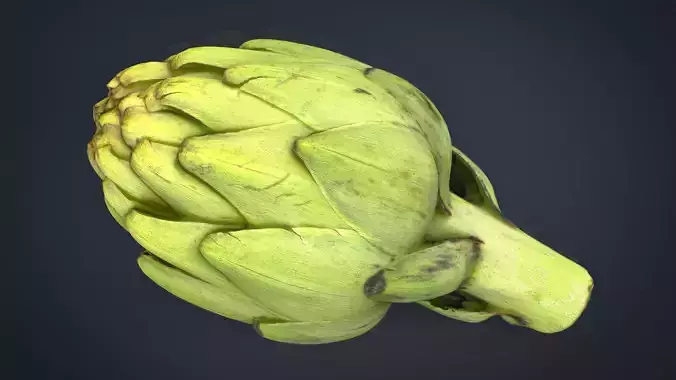 Artichoke Low-poly 3D model