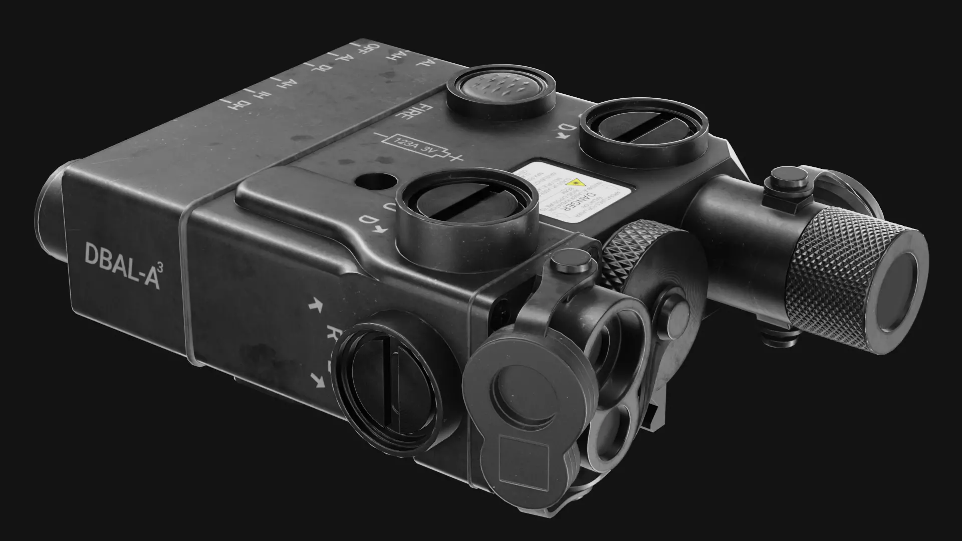 DBAL A3 Low-poly 3D model