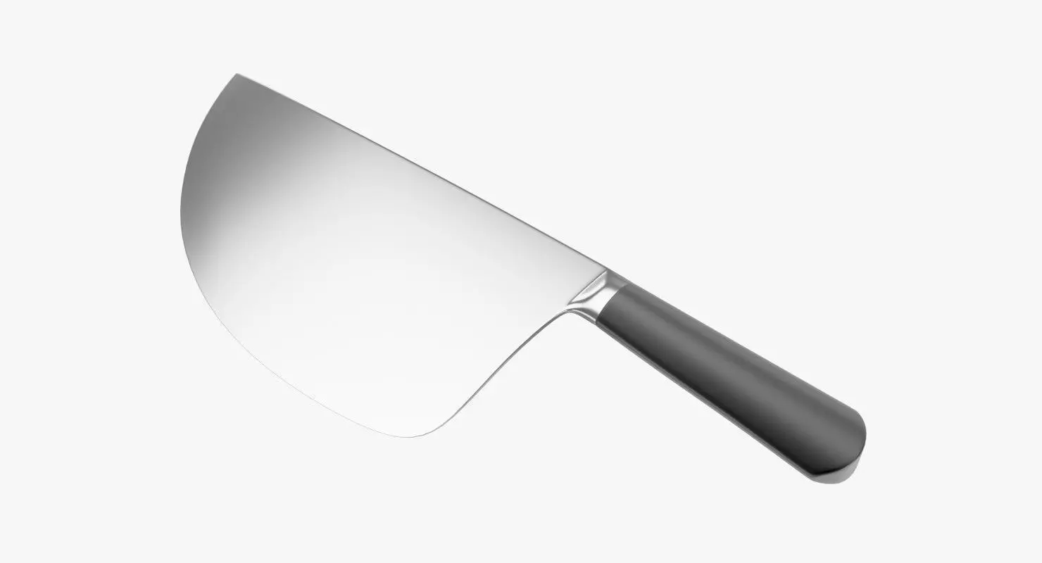 Cleaver 4 knife 3D model_0