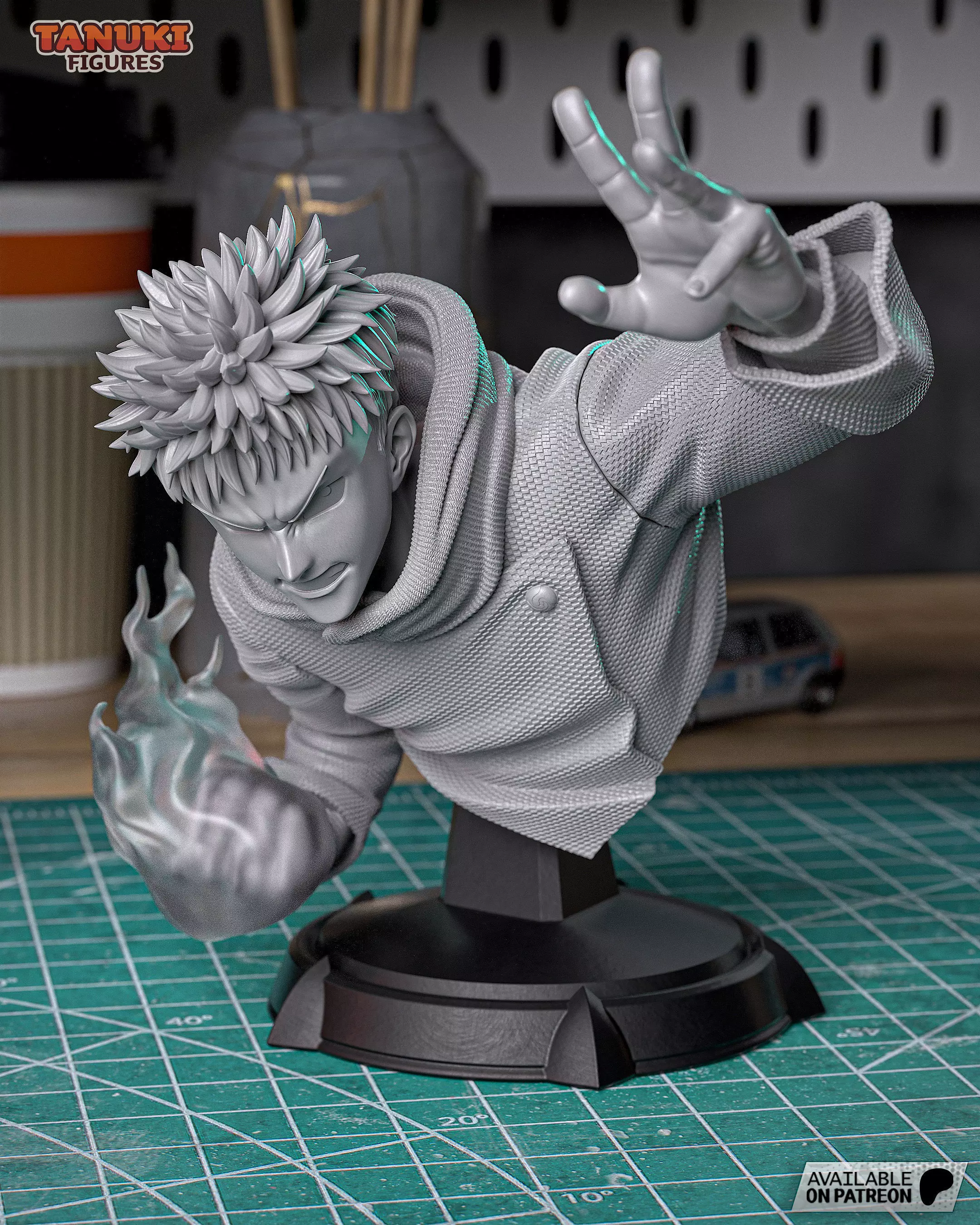 Itadori-Sukuna - Jujutsu - Bust 3D print model